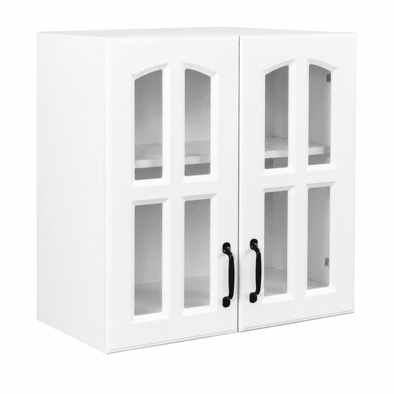 Aukfa Wall Mounted Cabinet, Floating Storage Cabinet for Bathroom, Kitchen, Hallway and Living Room, White