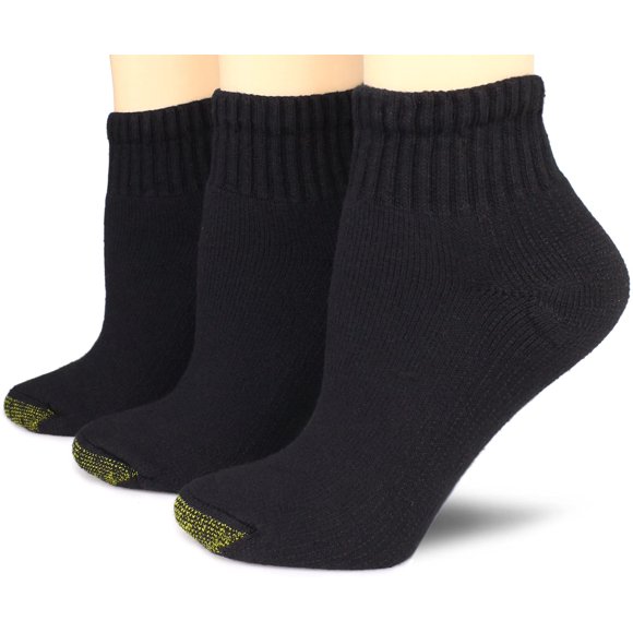 Gold Toe Womens 3-Pack Ultratec Qurarter Socks