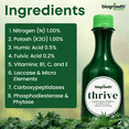 thumbnail image 3 of Biogrowth Organics Thrive Plant Food & Vitamin Supplement (8.45oz), Enzyme-Powered Root & Bud Booster with Humic Acid & B-Vitamins, Suitable for Hydroponics, Indoor & Outdoor Plants, 3 of 9