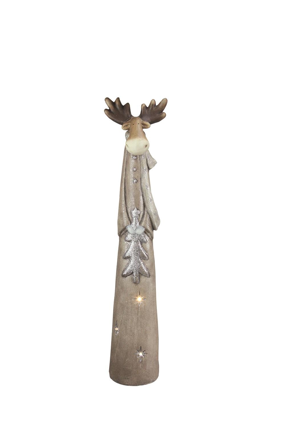 LAMF Reindeer Christmas Tree Topper Reindeer Hugger Small for Christmas Tree Decorations Reindeer Top Hugger Xmas Holiday Winter Wonderland Party Decoration Ornament Supplies LAMF Reindeer Christmas Tree Topper Reindeer Hugger Small for Christmas Tree Decorations Reindeer Top Hugger Xmas Holiday Winter Wonderland Party Decoration Ornament Supplies