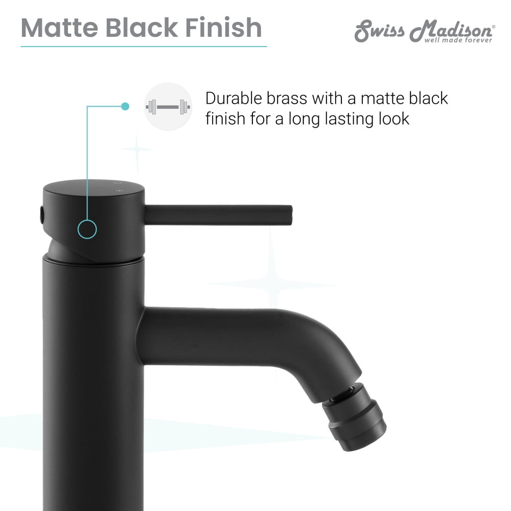 Ivy Bidet Faucet in Matte Black