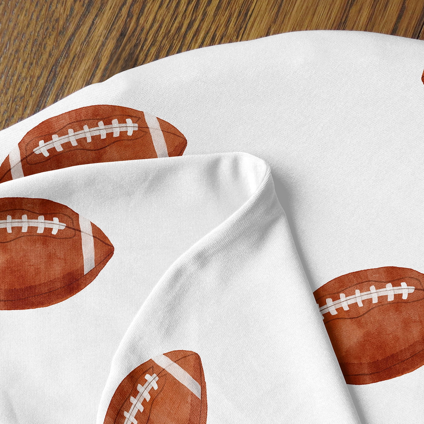 Sweet Jojo Designs Watercolor Sports Theme Football Print Boy Nursing Pillow Cover Case (Pillow Not Included)