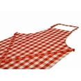 thumbnail image 2 of Red And White Checkered Cotton Apron, 2 of 2