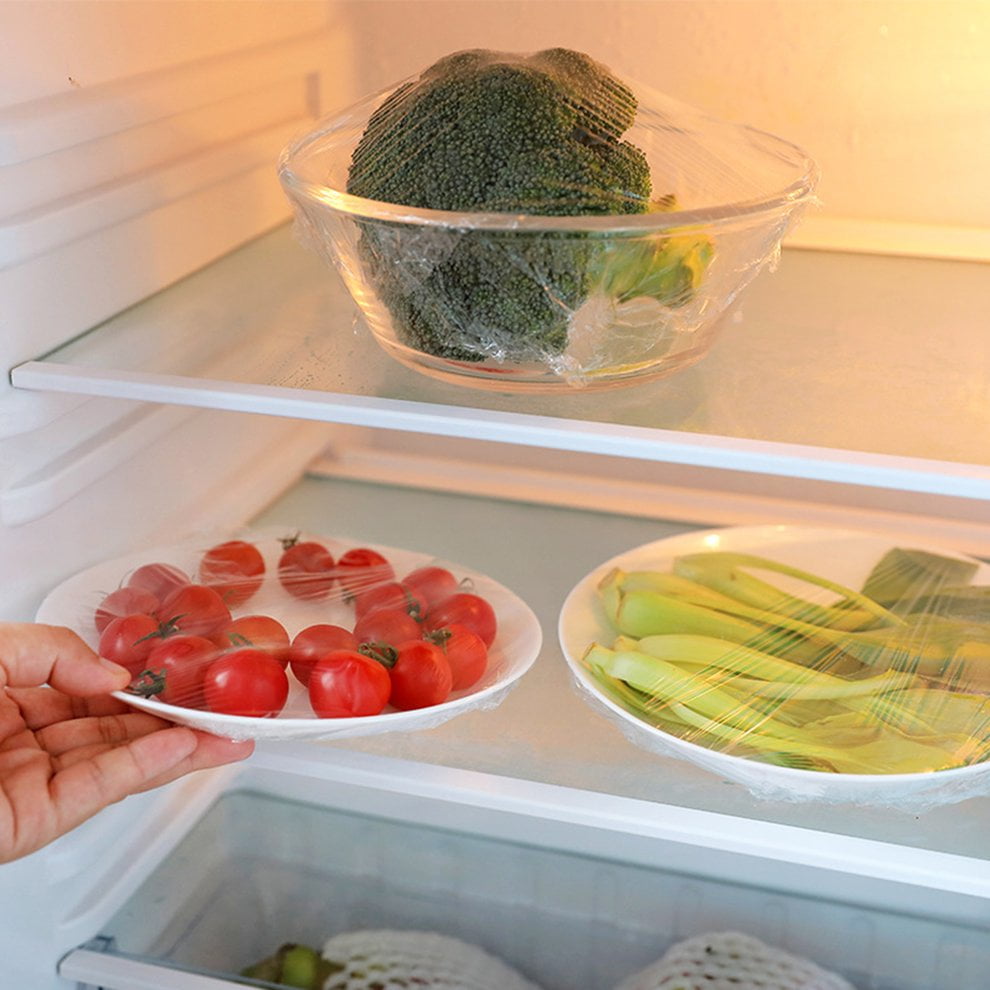 Fruits Vegetables Plastic Saran Wrap Freshkeeping Food Storage Clings