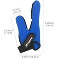 thumbnail image 5 of Anti Slip Finger Glove for Men Women Unisex Elastic Band Fishing Finger Gloves Protector for Outdoor Fishing Fit Right Hand(Blue), 5 of 7