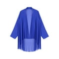thumbnail image 3 of Alvivi Cardigans Kimono pour Femmes en Mousseline Transparente, Cache-Maillots Décontractés Amples à devant Ouvert, Boléro, Vêtement d'Extérieur, Bleu Royal, TG, 3 of 7