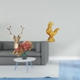 thumbnail image 2 of Adorno De Mesa De Reno Y Alce, Figura De Ciervo Para Sala De Estar, Oficina, Dormitorio, Granja, Pollo, Decoración Feng Shui, Escultura De Gallo Para Cumpleaños, Aniversarios, Hotel,, 2 of 8