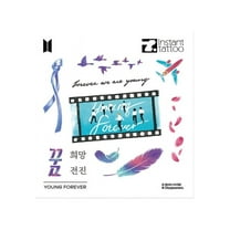 BTS (instant tattoo) Young Forever Tattoo (Official Merchandise)