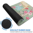 thumbnail image 6 of Long Mouse Pads for Desk,Labrador Dog and Flower Floral Desk Mats on Top Of Desks, Desk Mouse Pad Extra Large with 3mm Non-Slip Base and Stitched Edge for Gaming,Office,Work,Home 31.5"x11.8", 6 of 6