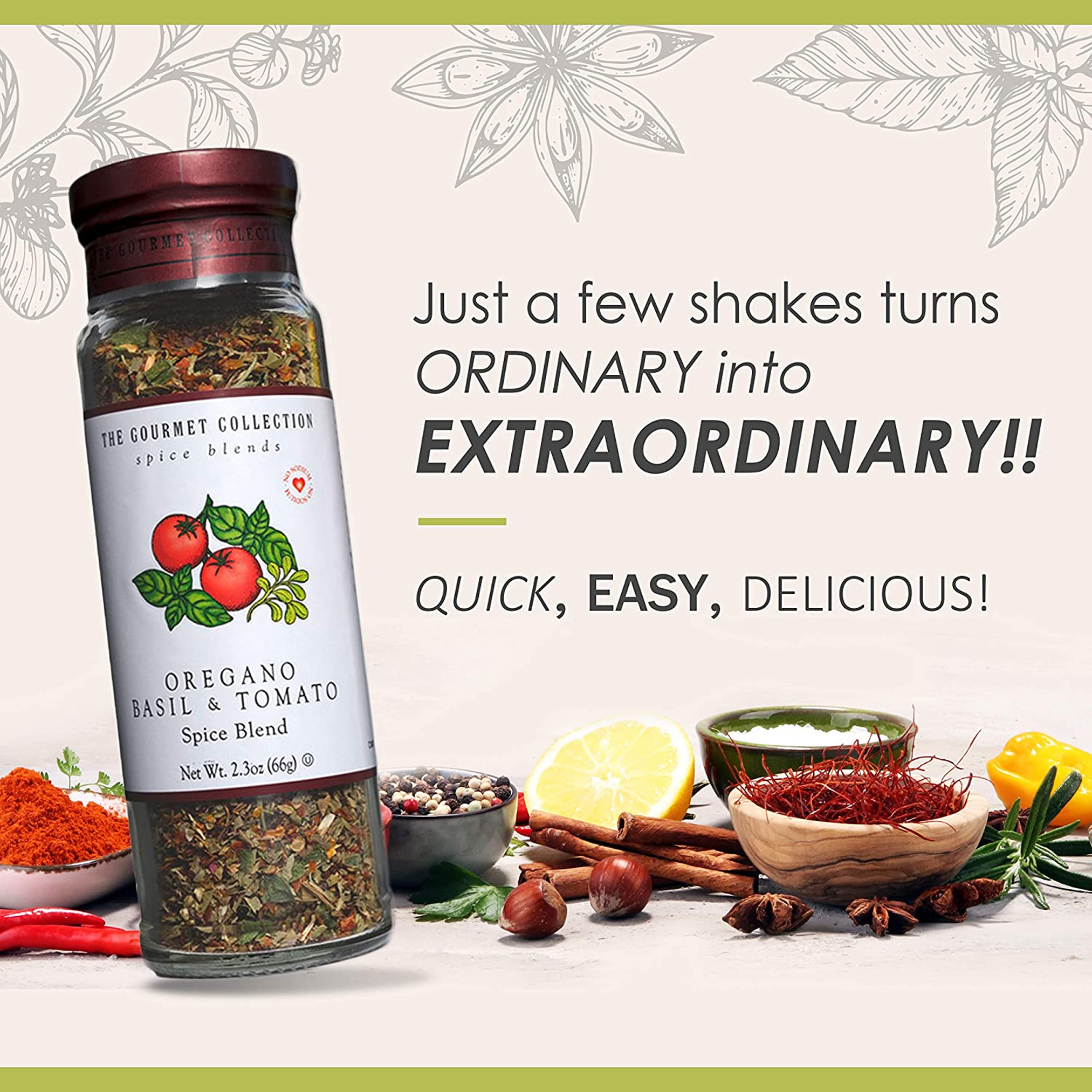 Organic Mediterranean Herb and Spice Blend Seasoning – Aromatic Spice Blends