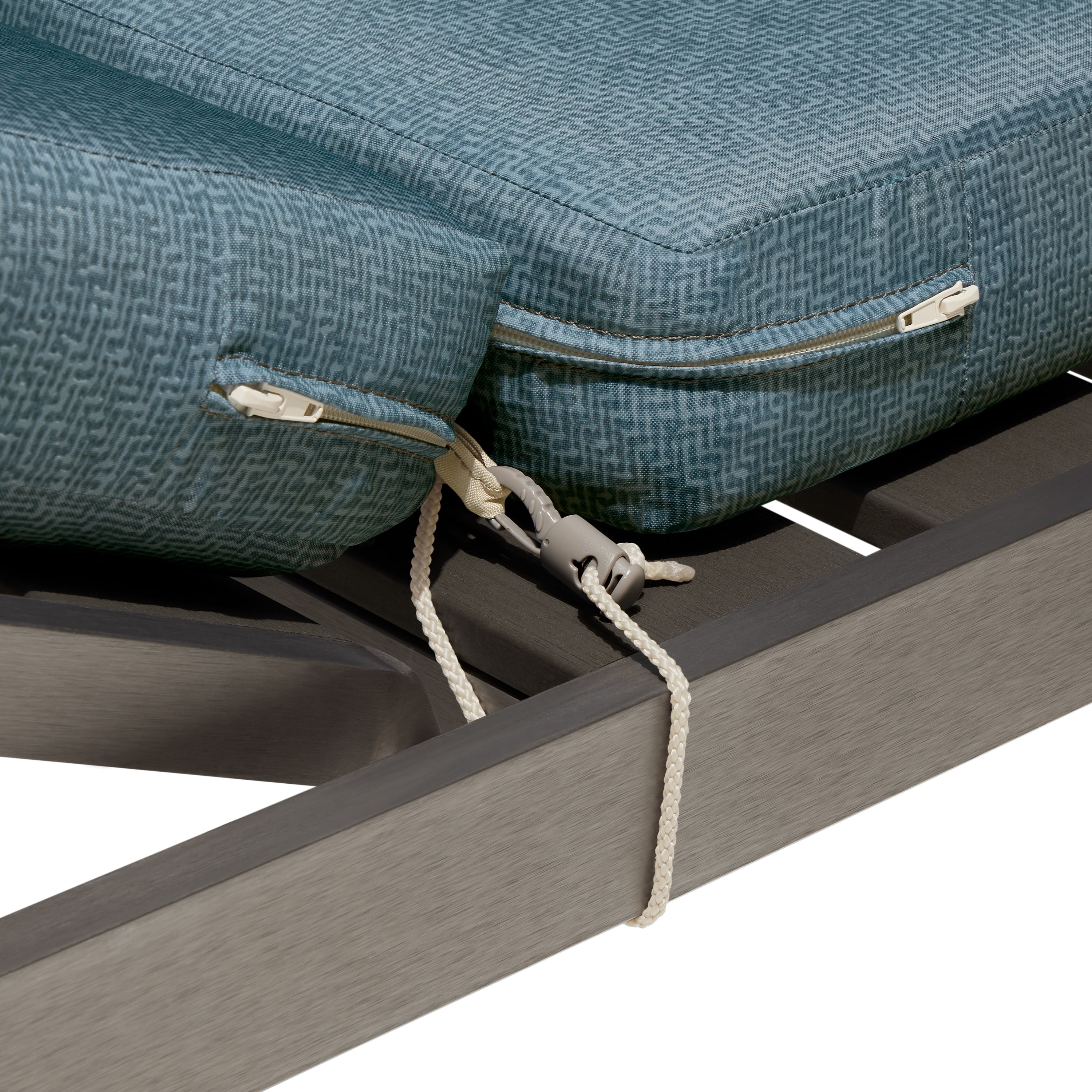 DUCKCOVERS® Weekend All-Weather Outdoor Chaise Cushion