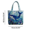 thumbnail image 3 of Into Adventure: Coastal Print Tote for School Season And Summer Holiday Beach Lightweight Shoulder for Everyday Use, 3 of 3