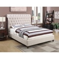 thumbnail image 3 of Pemberley Row Upholstered Beige Full Size Headboard Rectangular Button-Tufted 56.75"H Unassembled, 3 of 3