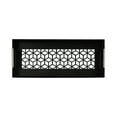 thumbnail image 5 of Kate and Laurel Caspen Cut Out Pattern Decorative Rectangle Tray with Silver Metal Handles, 10 x 24, Black and Silver, Modern Glam Serving Tray with Handles for Living Room Decor, 5 of 9