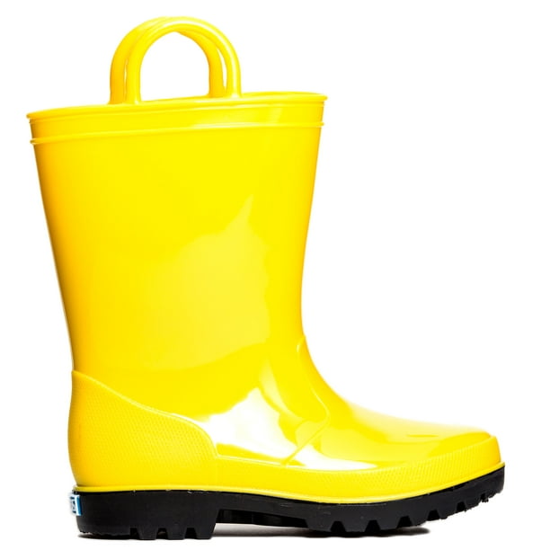 ZOOGS Kids Waterproof Rain Boots for Girls, Boys, and Toddlers Yellow