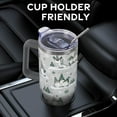 thumbnail image 6 of Christmas Gifts 40 oz Tumbler with Handle and Straw Lid,Cute Gifts for Women Winter Gnome Vacuum Insulated Leak Proof Tumbler,Holiday Accessories Stainless Steel Coffee Cup Mug (Green), 6 of 7