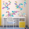 thumbnail image 3 of Rainbow Color Triangle Wall Sticker Geometric Modern Art Creative Gradient Color Wall Decals Geometrical Theme Vinyl DIY Art for Baby Bedroom Playroom Nursery Living Room, 3 of 5