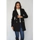 thumbnail image 5 of Abrigo con botón Roman Fashion /Juvenil, 6108 (Negro) negro CH, 5 of 6