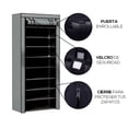 thumbnail image 4 of Estante Organizador para Zapatos de 9 Niveles | Acero Inoxidable | Almacenamiento de Calzado | Tela Impermeable | Zapatero Armable para 27 Pares, 4 of 5