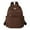 Brown, variant on Fashion Large Capacity Backpack for Women Casual Travel Daypack Versatile Ladies Shoulder Bag for Leisure Red One Size