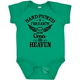 thumbnail image 3 of Inktastic Handpicked for Earth by My Oma in Heaven with Angel Wings Boys or Girls Baby Bodysuit, 3 of 5