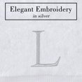thumbnail image 4 of Decorvo Monogrammed Hand Towels for Bathroom - Luxury Hotel Quality Initial Decorative Towel - GOTS Organic Certified - Set of 2 Letter L, 4 of 7