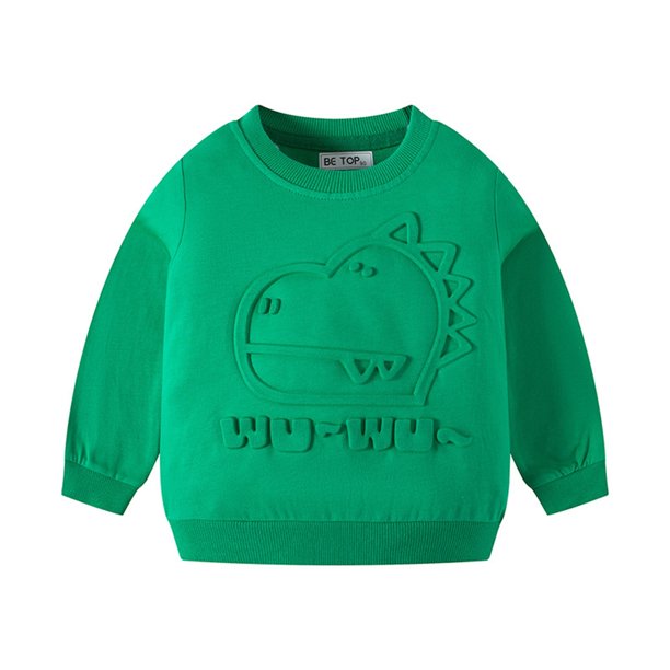 Sudadera con capucha Gibobby algodón dinosaurio Estampado Manga larga 2-3 años