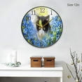 thumbnail image 4 of Dreamtimes Cute Little Kitten Pattern Wall Clock Silent Non Ticking 10 Inch Round Easy to Read for Home Office School Clock, 4 of 7