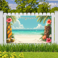 thumbnail image 4 of Colorful Design Beach Party Decorative Surfboard Banner Tiki Mask Hawaiian Theme for Luau Party Summer Event Beach Gathering, 4 of 8