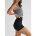 thumbnail image 5 of KelaJuan Women Tank Tops Solid Color Ribbed Crew Neck Vests Summer Slim Fit Sleeveless Cropped Tops Streetwear, 5 of 6