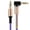Purple, variant on Naierhg 3.5mm Male Straight to Elbow Audio Adapter Cable Cord Rose Red