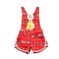 thumbnail image 1 of GDREDA Girls' Jumpsuits & Rompers Rompers for Girl Summer Baby Girls' Summer Romper Cute Overalls With Design Soft & Breathable Outfit For & Toddlers Red,2-3 Years, 1 of 2