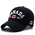 thumbnail image 4 of 2022 Hot men's baseball cap for women snapback hat CANADA embroidery bone cap gorras casual casquette men Running cap hat Canada Dad Hat Maple Leaf Flag Cap Embroidered Unisex, 4 of 6