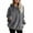 Dark Gray, variant on Aboser Women's Fuzzy Fleece Hoodies Plus Size Sherpa Pullover Thermal Thick Plush Sweatshirts Loose Long Sleeve Sweaters Solid Color Hooded Shirts with Pockets