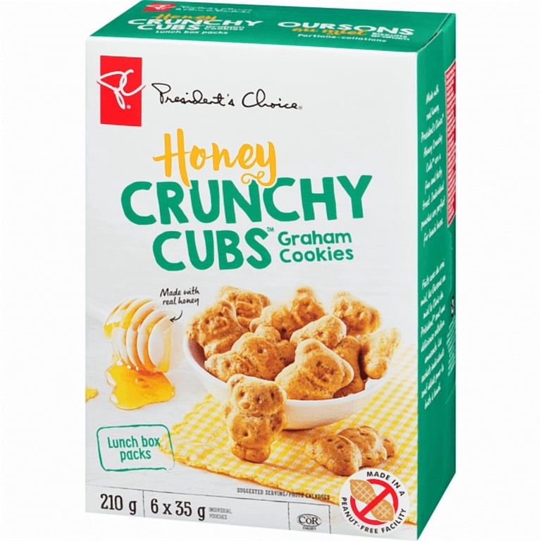 President's Choice Honey Crunchy Cubs Graham Cookies Lunch Box