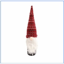 Hyknon Christmas Wine Bottle Cover Christmas Decoration Santa Claus Gnomes Plush Wine Bottle Topper Decorative Bottle Bags for Holiday Party Decoration and Table Decoration