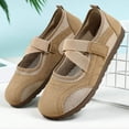 thumbnail image 2 of Hurxie Mary Jane Sneakers Shoes for Women Comfortable Ballet Flats Slip On Casual Dressy Flat Shoes Non-Slip for Office Party Daily Wear Khaki, 2 of 7
