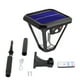 thumbnail image 1 of Lámpara solar de pared con sensor de movimiento para patio, jardín, piscina, lámpara solar impermeable y brillante para paisajes (luz blanca y amarilla), 2600 mA, 1 of 10
