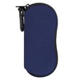 thumbnail image 1 of Estuche para Anteojos MoKo de Neopreno Suave con Cierre y Clip Azul Oscuro, 1 of 7