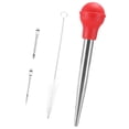 thumbnail image 2 of Kearding Meat Baster Kit Sauce Picnic Gadget Gripped Handily Kitchen Fine Operation Simple Accessories Workmanship Cocina y Comedor Rojo, 2 of 6