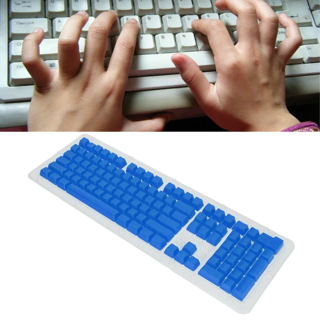 Fyydes Keyboard Keycaps 108 Key OEM Height DIY Transparent Matte Mechanical Keycap for 61/87/104 Key Mechanical Keyboard,Backlit Keycaps,Pastel Keycaps