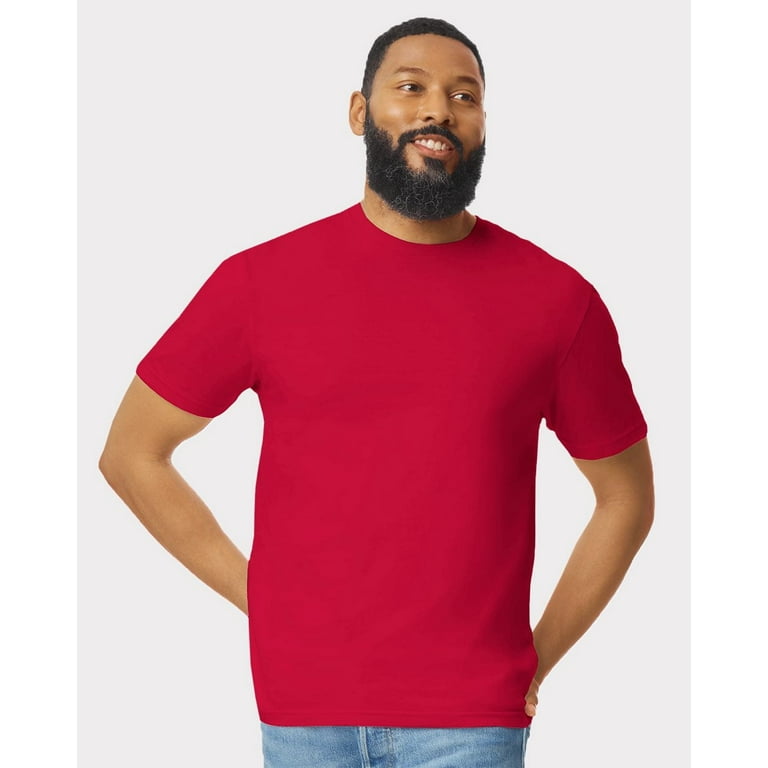 Gildan Mens Softstyle T Shirt 3XL Red