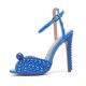 thumbnail image 2 of XIHAHA-zapatos de tacón alto para mujer, calzado de boda con diamantes de imitación, hecho a mano, Cenicienta, 2 of 5