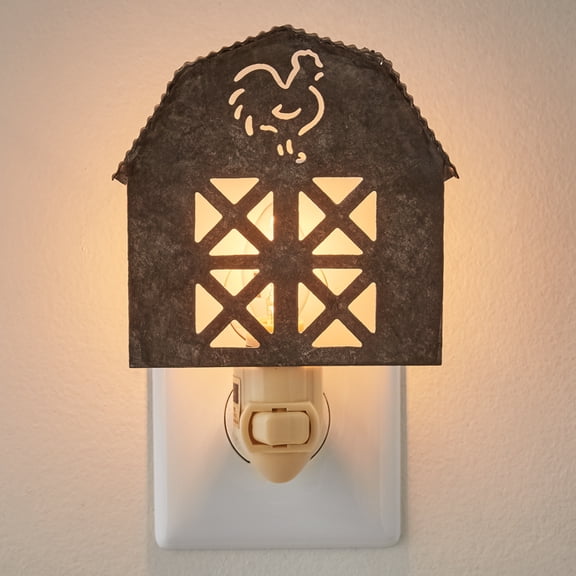 Park Designs Barn Night Light Galvanized