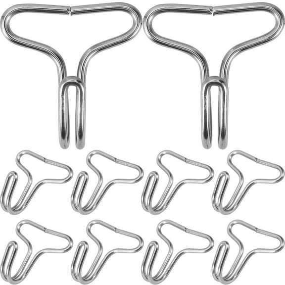 BESTOYARD 50pcs Car Seat Clip Stainless Steel Silver for Compatibility with Different Car Seats