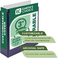 thumbnail image 3 of miduoduo-Earth's ChoiceTM, Classeur de Vue à 3 Anneaux Durable et à la Mode, Anneau Rond de 3 Pouces, jusqu'à 25 % de Plastique à Base de Plantes, Écologique, Certifié Biobasé USDA, Violet, Lot de 2 (U86808), 3 of 4