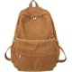 thumbnail image 1 of LHSHID Preppy Corduroy Backpack Aesthetic Backpack 15.6 inch Laptop College Backpack Cute Book Bag Travel Rucksack Daypack (One Size,Green), 1 of 7