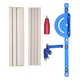 thumbnail image 2 of Miter Gauge Blue Red Silver Table Saw Miter Gauge System Professional Accurate High Strength for Carpenter, 2 of 8