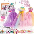 thumbnail image 1 of Estbridge 378 Pcs Fashion Designer Kits for Girls Ages 6+  Arts and Crafts for Kids  Girl Toys for Age 6 7 8 9 10 11 12+ Year Old Gifts, 1 of 6