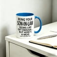 thumbnail image 5 of Outdor Funny ’s Day Coffee Mug From Humorous Sarcastic Quote Ceramic Cup Two Tone Red And White Mug Unique For In Law For Birthday Holiday And Occasions, 5 of 5